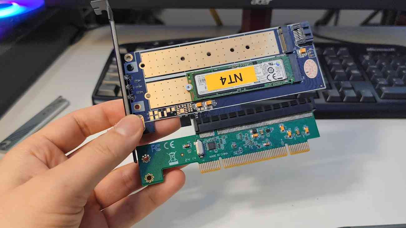 NVMe en un Pentium III