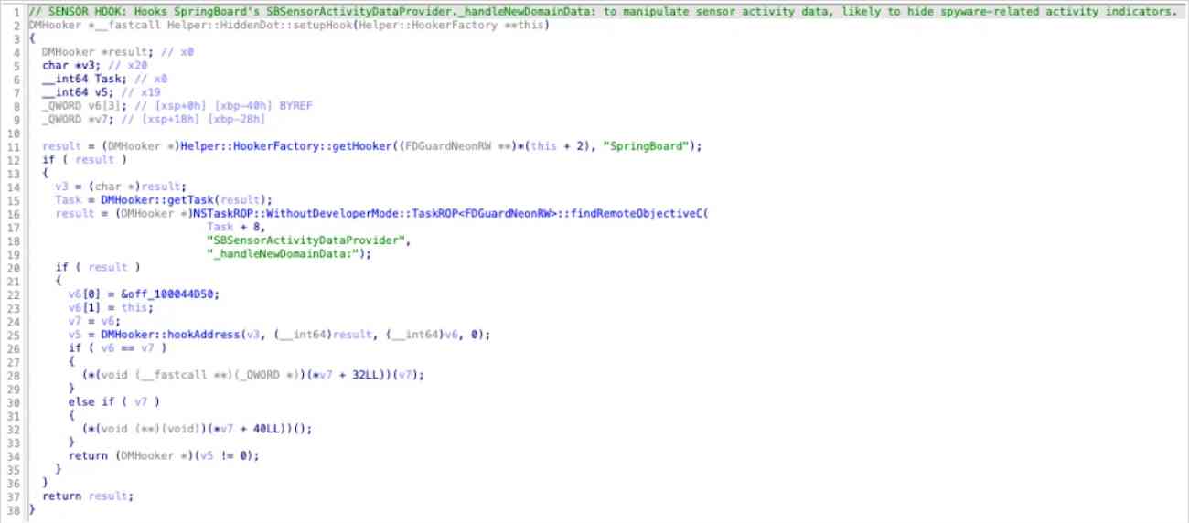 Predator - Función dirigida a SBSensorActivityDataProvider