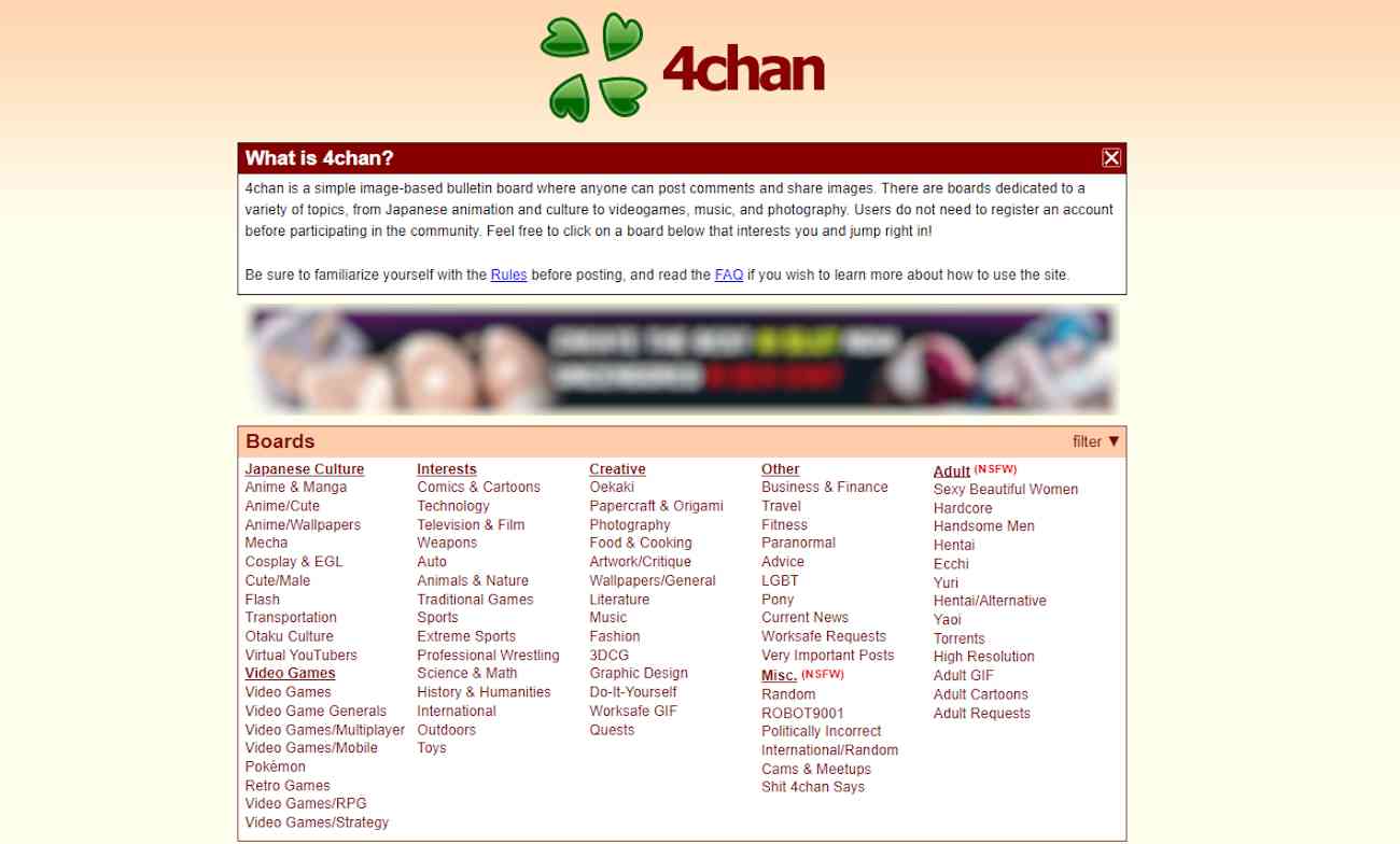 Todo sobre 4chan