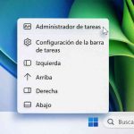 Barra de tareas de Windows 11