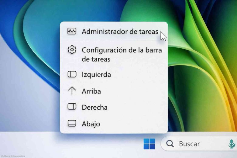 Barra de tareas de Windows 11