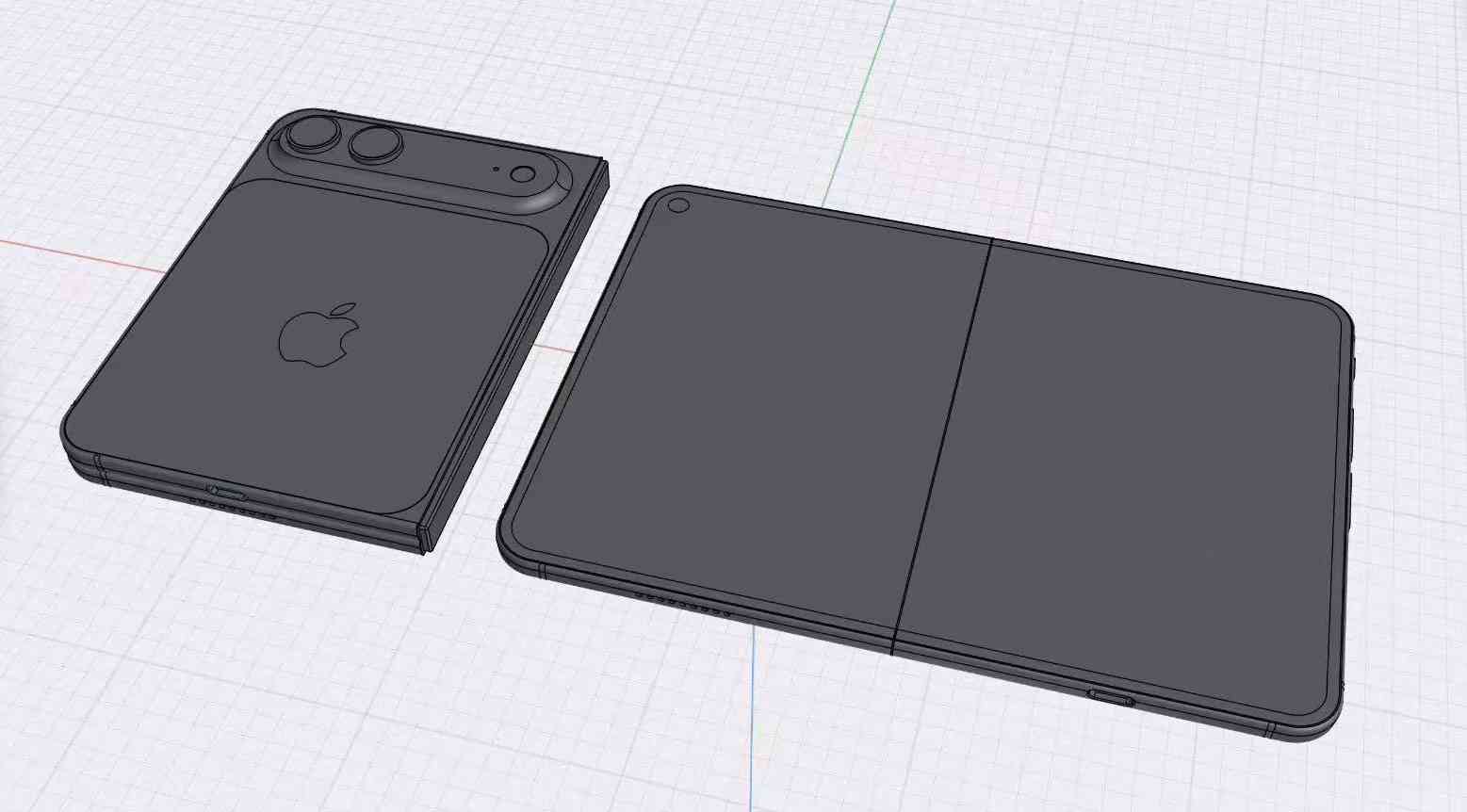El diseño del iPhone Fold se filtra y revela una estética asimétrica única