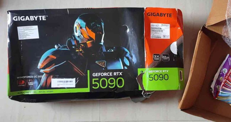 Fraude de la RTX 5090 en Amazon