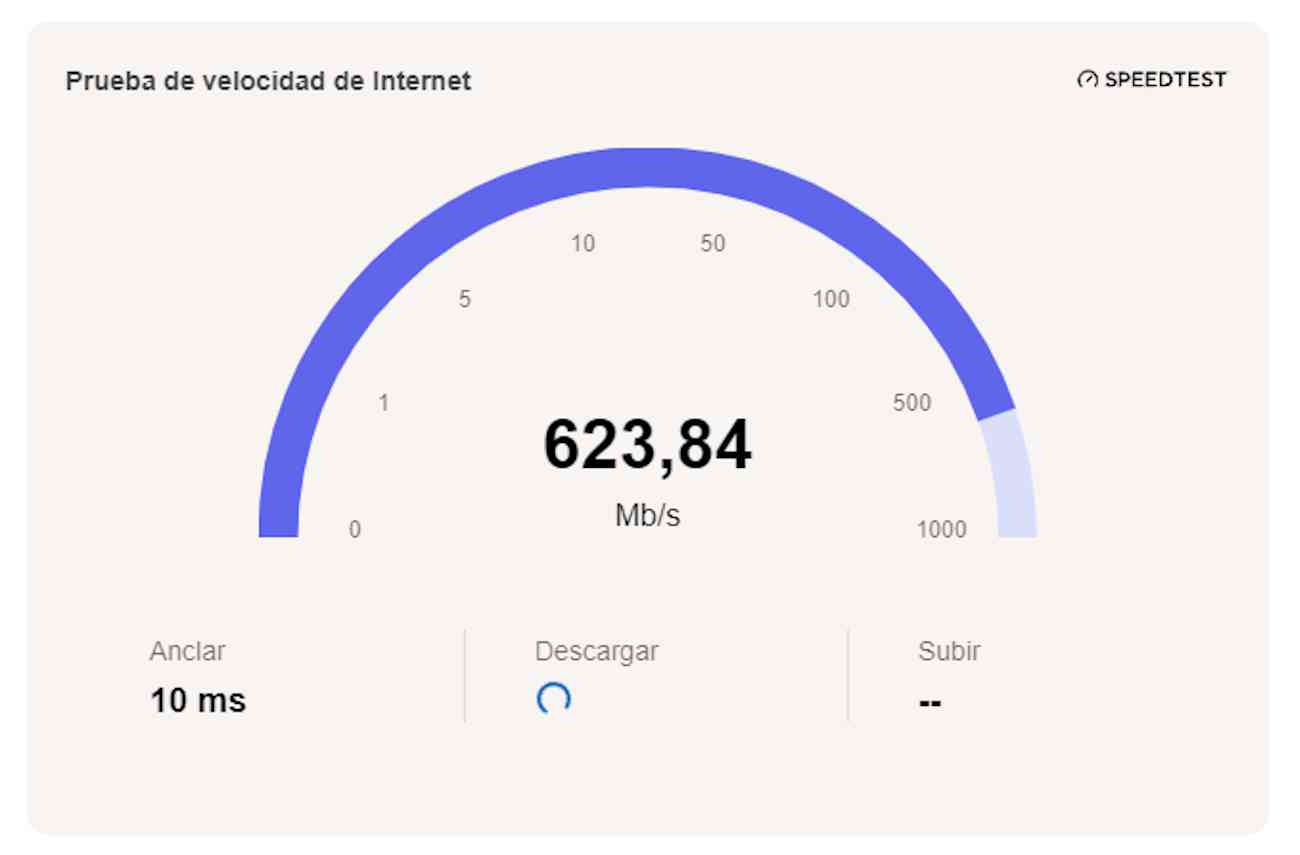 Función prueba de velocidad de Windows 11