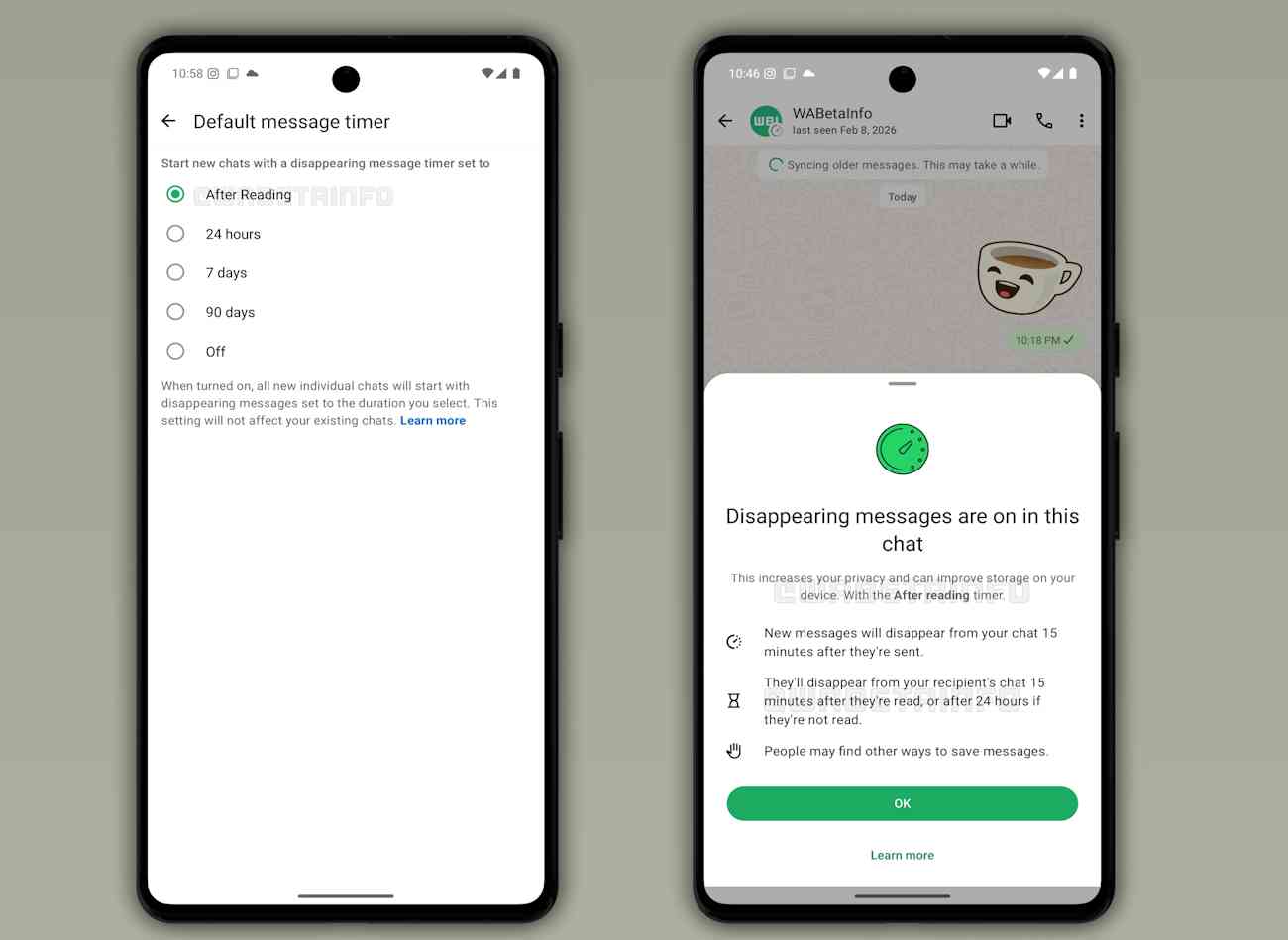 Privacidad de los chats en WhatsApp