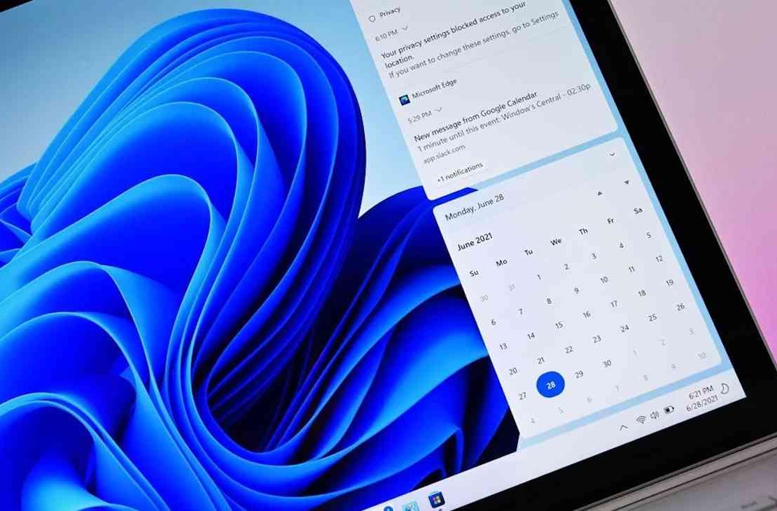 Retraso de la Agenda en la barra de tareas de Windows 11