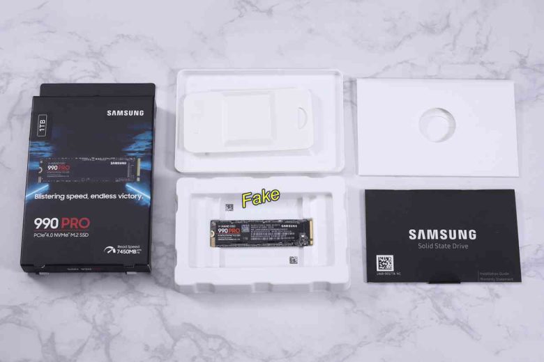 SSD Samsung 990 Pro falsa
