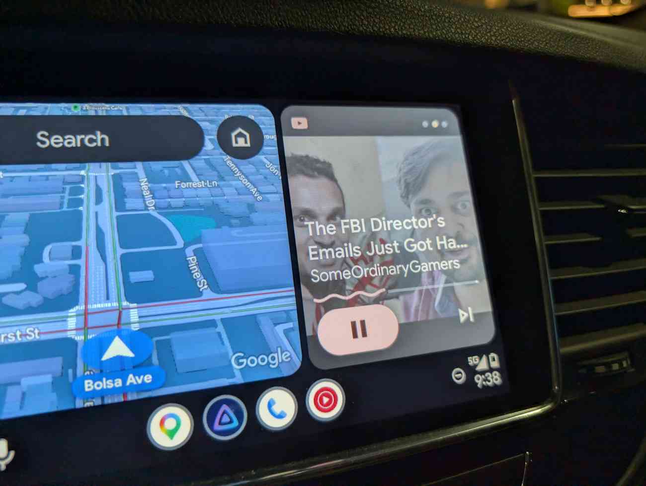 YouTube para Android Auto