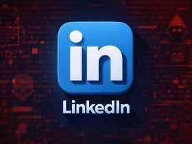 Teléfono mostrando LinkedIn en App Store