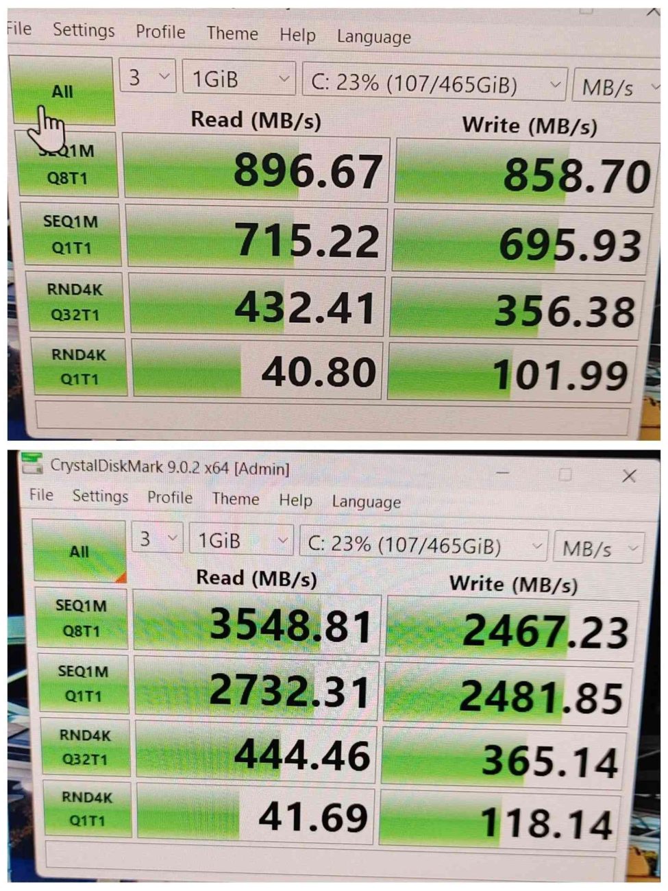 SSD NVMe en Windows 11