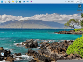Barra de tareas móvil de Windows 11
