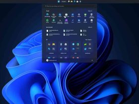Barra de tareas móvil en Windows 11