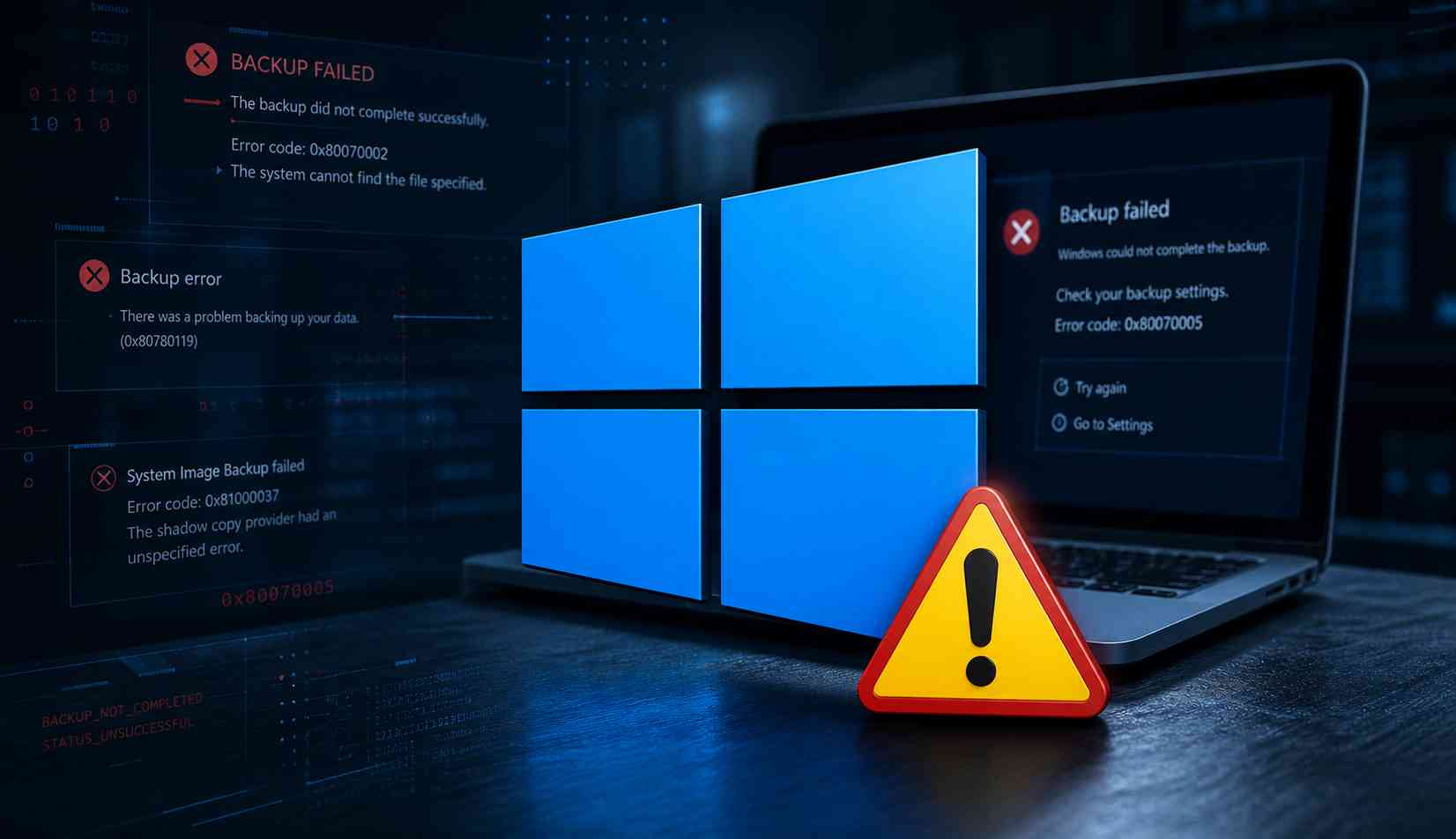 Las actualizaciones de Windows en abril causan fallos en copias de seguridad
