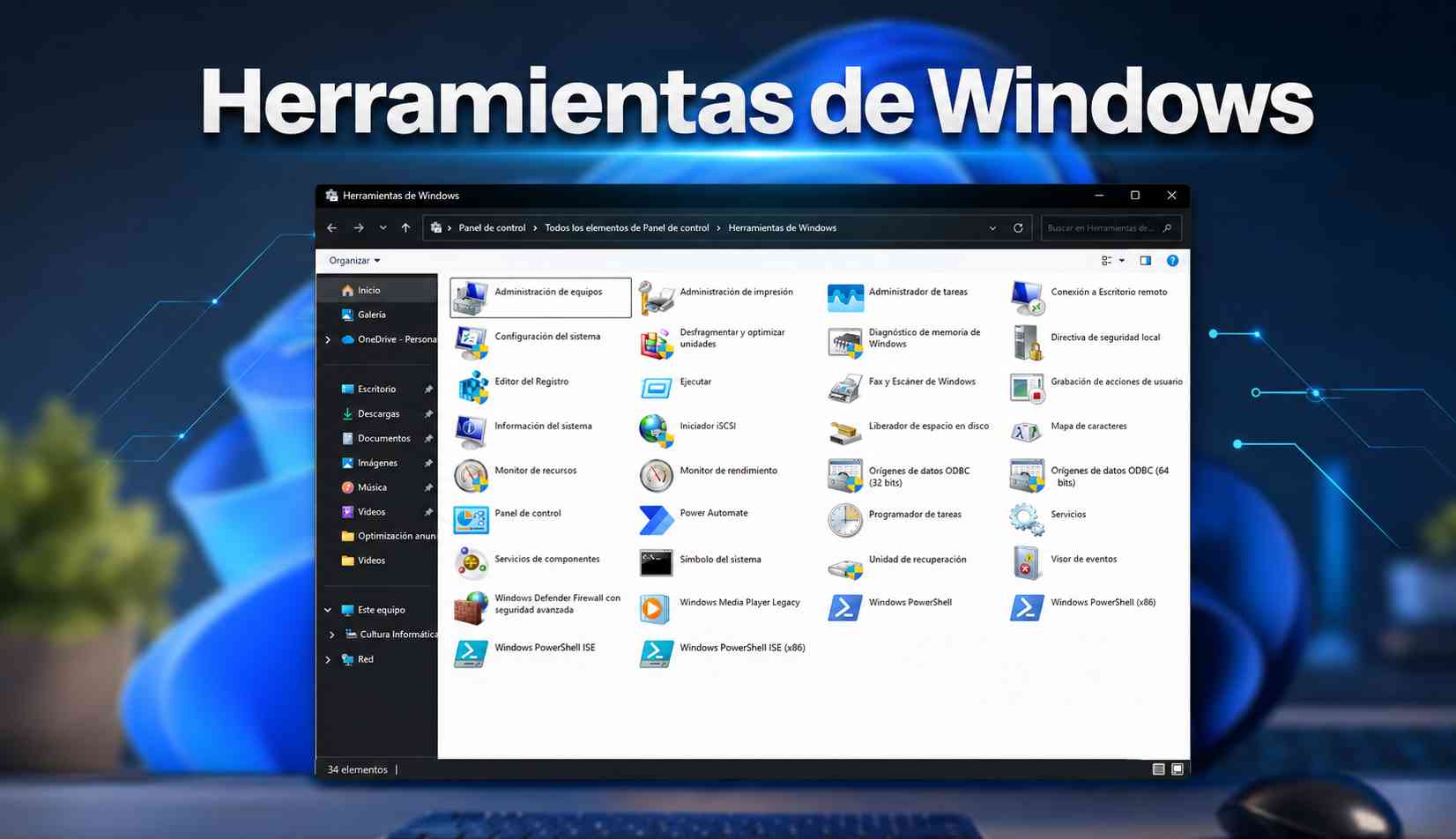 ¡Sabías que Windows esconde un cajón de herramientas que casi nadie conoce!