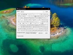 Mapa de caracteres en Windows