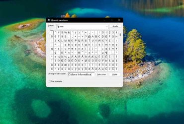 Mapa de caracteres en Windows