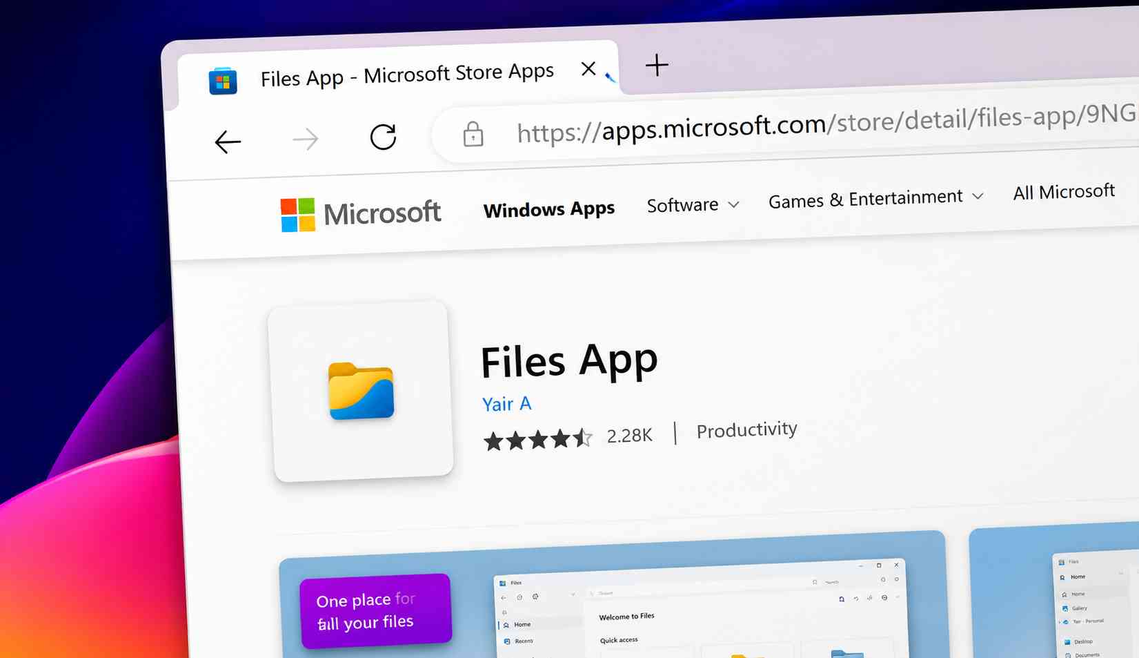 Files 4.1 llega a Windows 11 con barra de herramientas personalizable