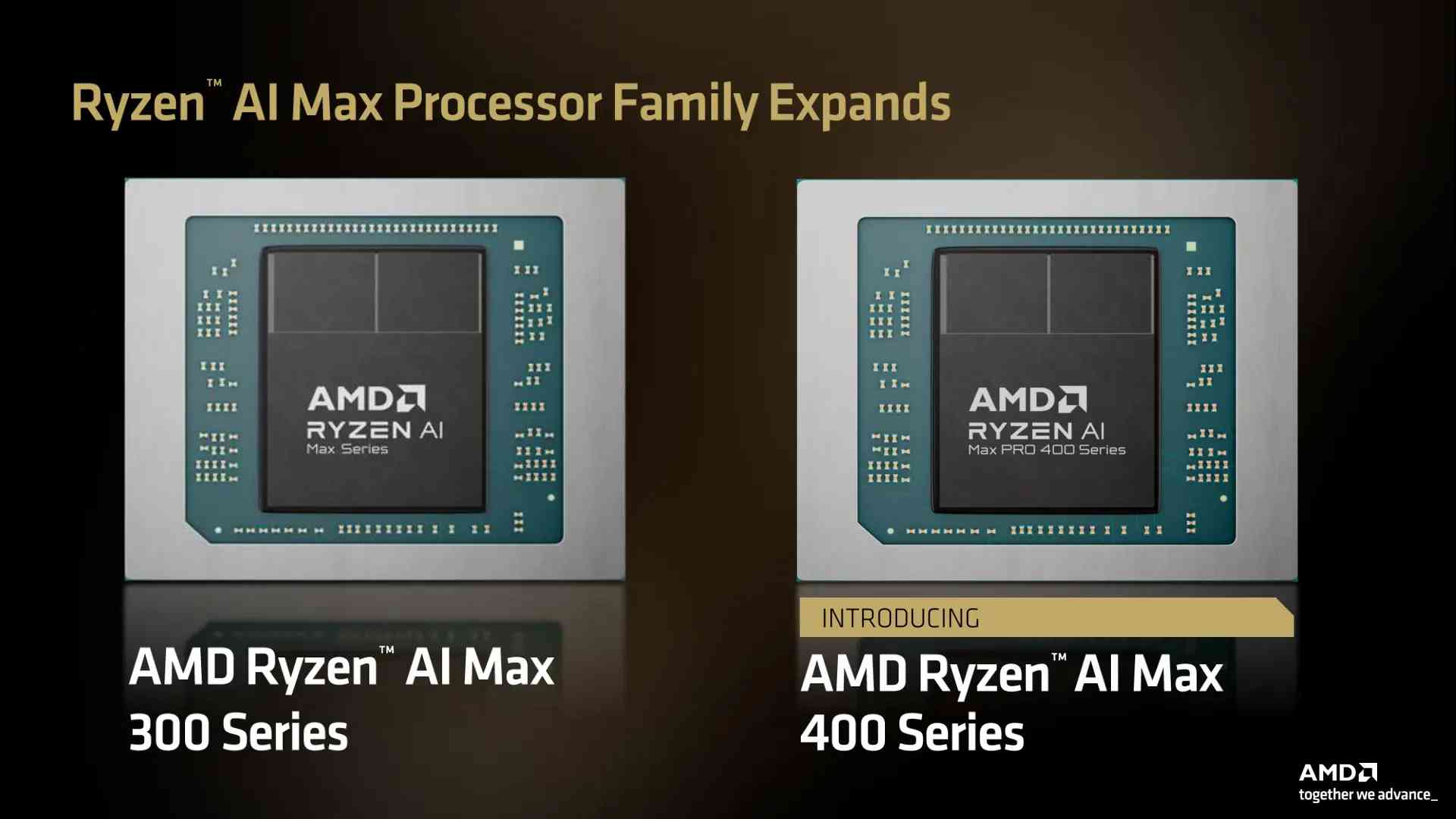 AMD presenta las Ryzen AI Max+ PRO 400 con hasta 192 GB de RAM y foco total en la IA local
