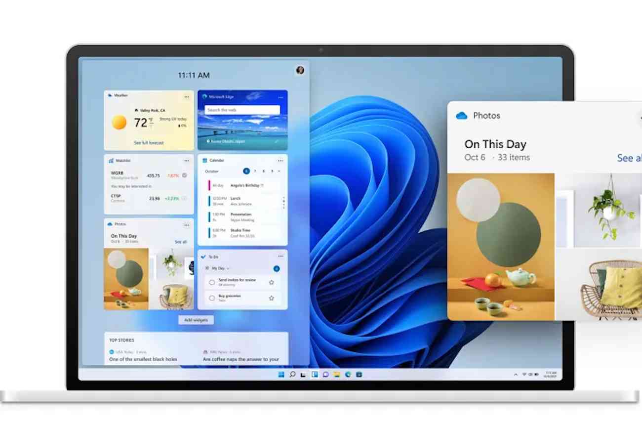 Widgets de Windows 11