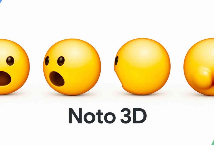 Nuevos emojis de Google Noto 3D
