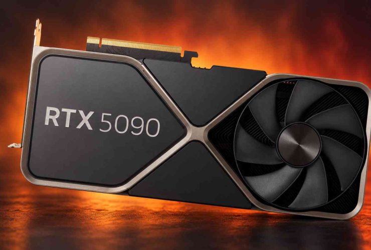 RTX 5090 en atmósfera cálida