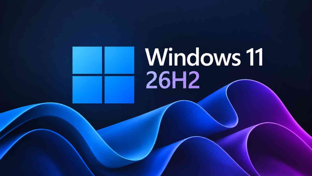 Windows 11 26H2 en blanco minimalista